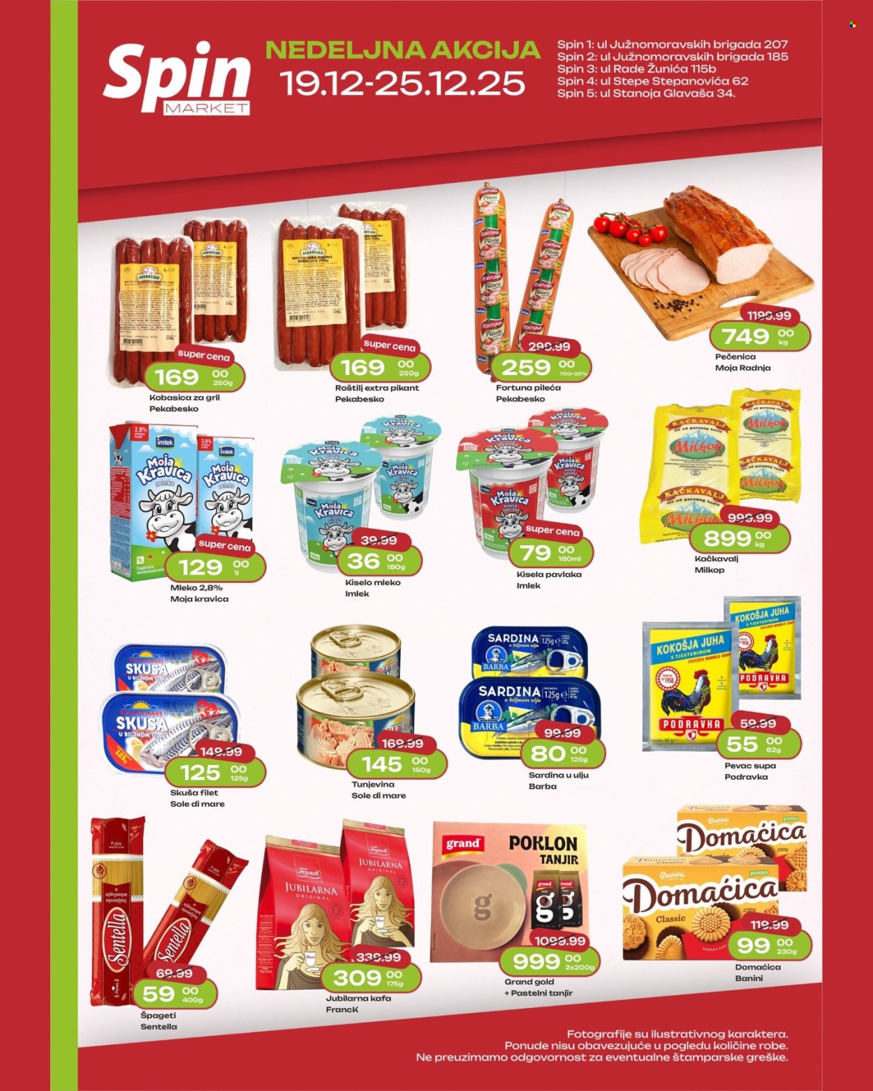 Spin Market katalog - 19.12.2025 - 25.12.2025. Stranica 1