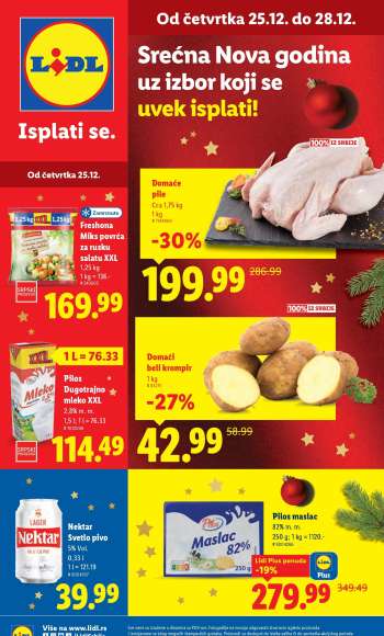 Lidl katalog - 25.12.2025 - 31.12.2025.
