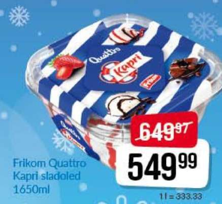 Frikom Quattro Kapri Sladoled