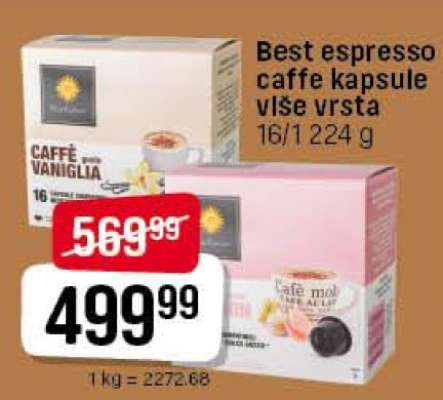 Best espresso caffe kapsule