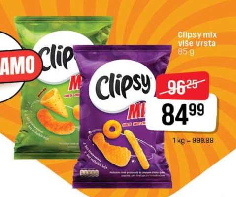 Clipsy mix više vrsta