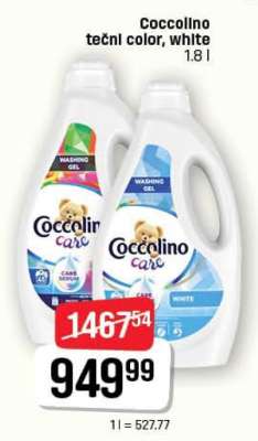 Coccolino tečni color, white