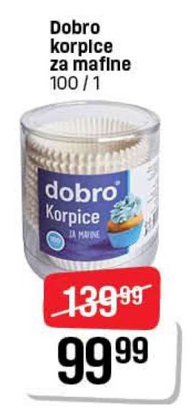Dobro korpice za mafine