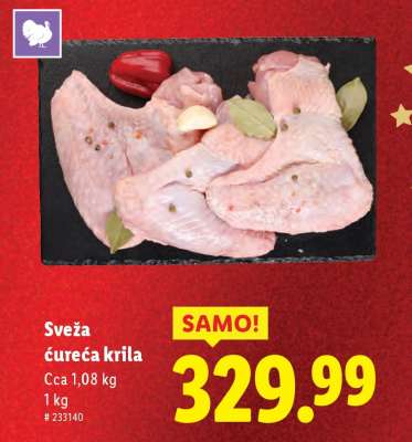 Sveža ćureća krila