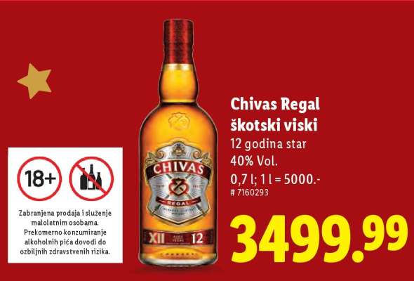Chivas Regal škotski viski
