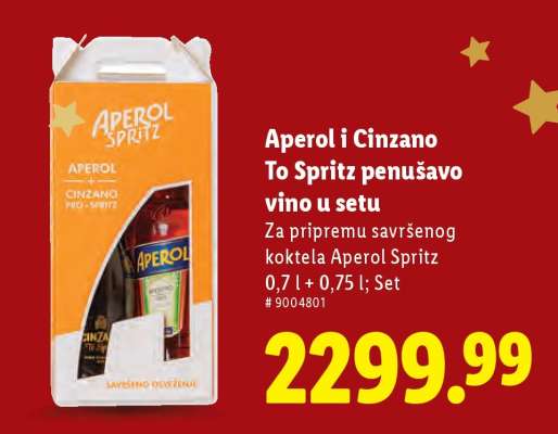 Aperol i Cinzano To Spritz