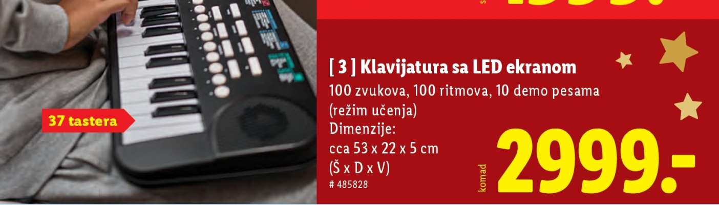 Klavijatura sa LED ekranom
