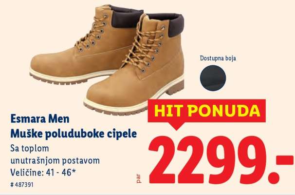 Esmara Men Muške poluduboke cipele