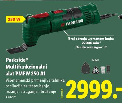 Parkside Multifunkcionalni alat PMFW 250 A1