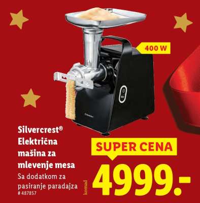 Silvercrest Električna mašina za mlevenje mesa