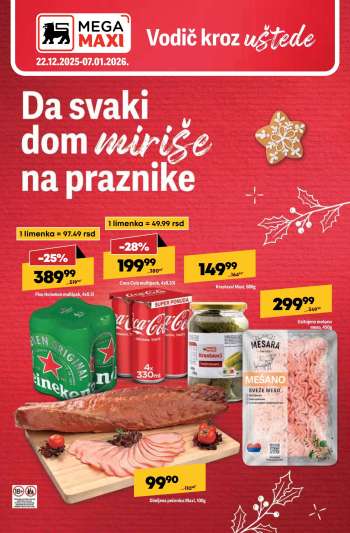 Mega Maxi katalog - 22.12.2025 - 07.01.2026.