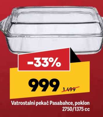 Vatrostalni pekač Pasabahce, poklon