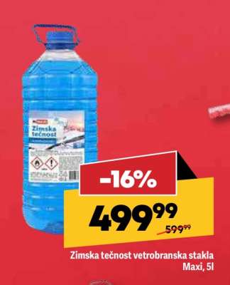 Zimska tečnost vetrobranska stakla