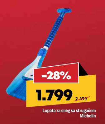 Lopata za sneg sa strugačem Michelin
