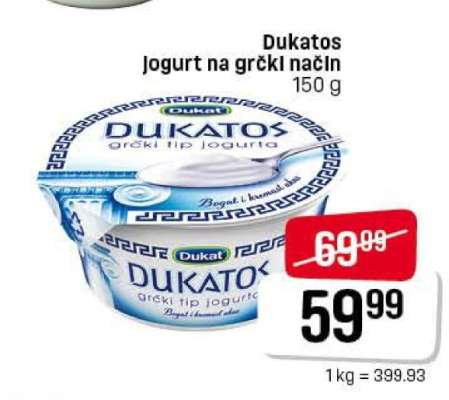 Dukatos Jogurt na grčki način