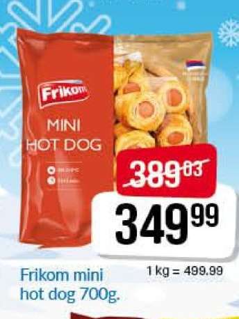 Frikom mini hot dog, 700g
