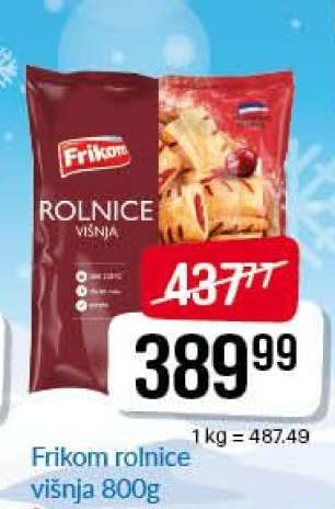 Frikom rolnice višnja 800g