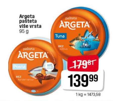 ARGETA PAŠTETA