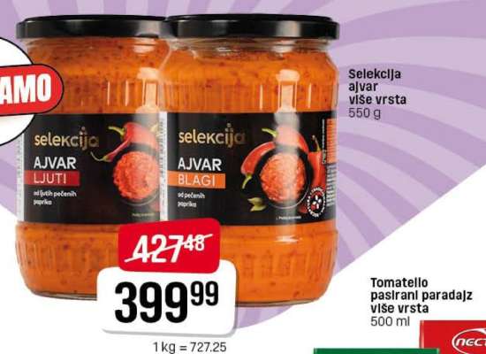 Selekcija ajvar više vrsta