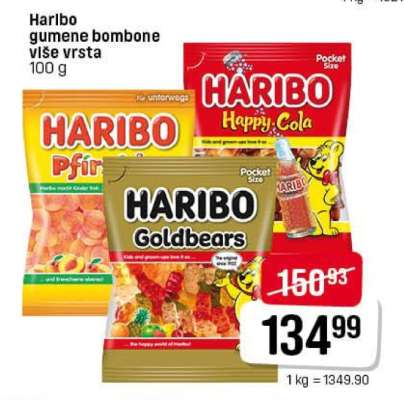 HARIBO GUMENE BOMBONE