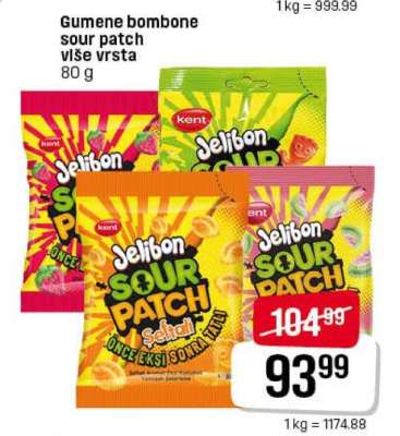 Gumene bombone Sour Patch