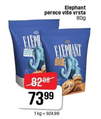 Elephant perece više vrsta 80g