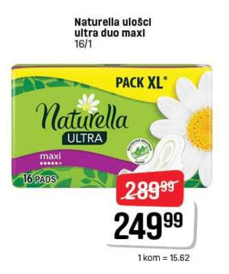 Naturella ulošci ultra duo maxi