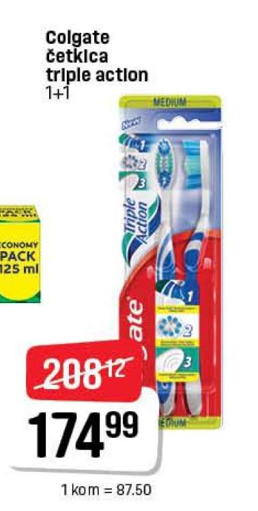 Colgate četkica triple action 1+1
