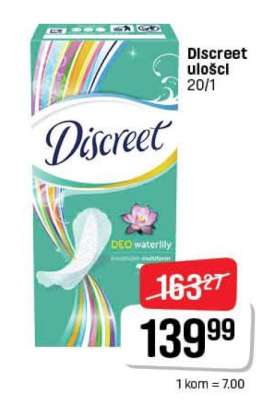 Discreet ulošci 20/1