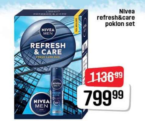 Nivea refresh&care poklon set