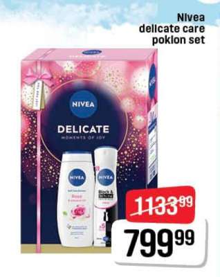 Nivea delicate care poklon set