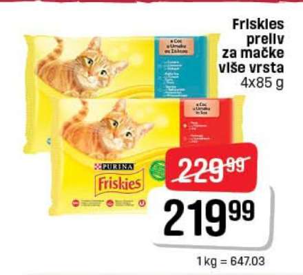 Friskies preliv za mačke