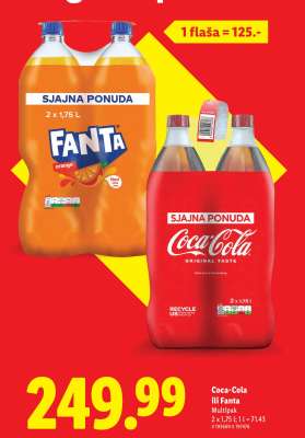 Coca-Cola ili Fanta Multipak