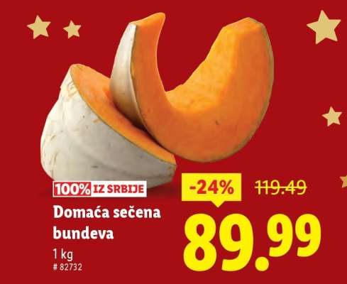 Domaća sečena bundeva