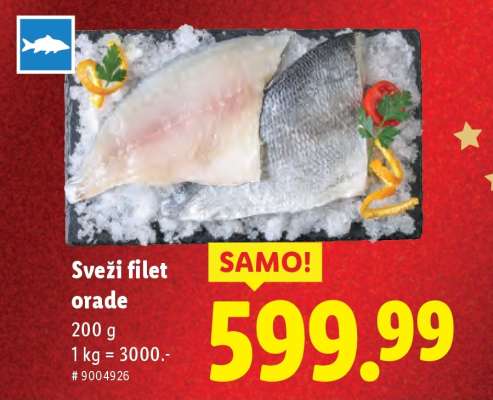 Svěží filet orade