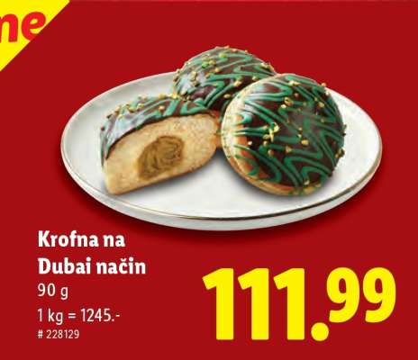 Krofna na Dubai način