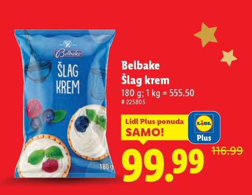 Belbake Šlag krem