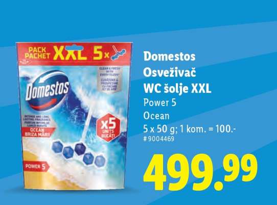 Domestos Osveživač WC šolje XXL