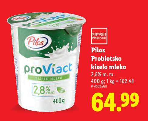Pilos Probiotsko kiselo mleko