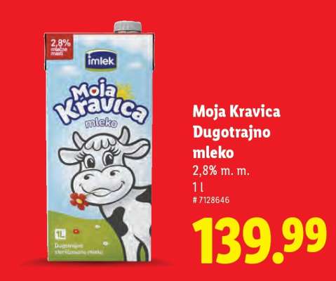 MOJA KRAVICA DUGOTRAJNO MLEKO