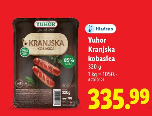 Yuhor Kranjska kobasica