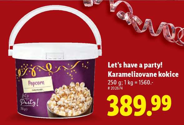 Let’s have a party! Karamelizovane kokice