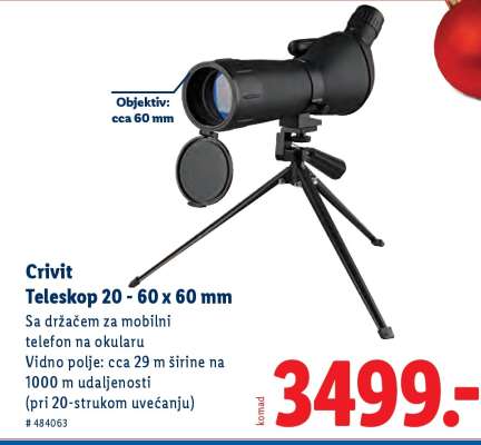 Crivit Teleskop 20 - 60 x 60 mm