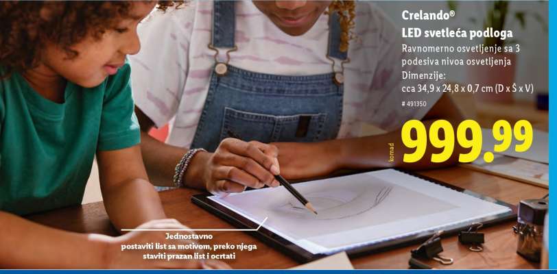 Crelando® LED svetleća podloga