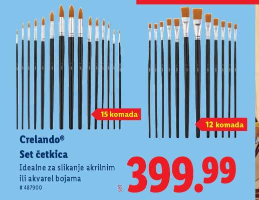 Crelando Set četkica
