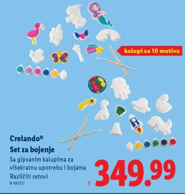 Crelando Set za bojenje