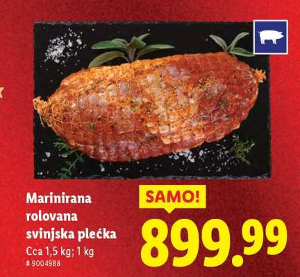 Marinirana rolovana svinjska plećka