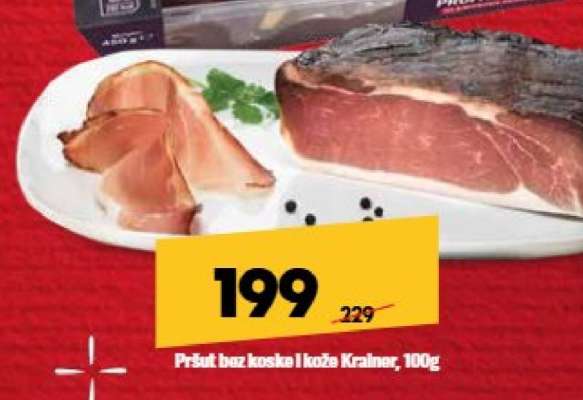 Pršut bez kosti i kože Krainer, 100g