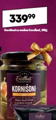 Kornišoni sa medom Excellent, 300g