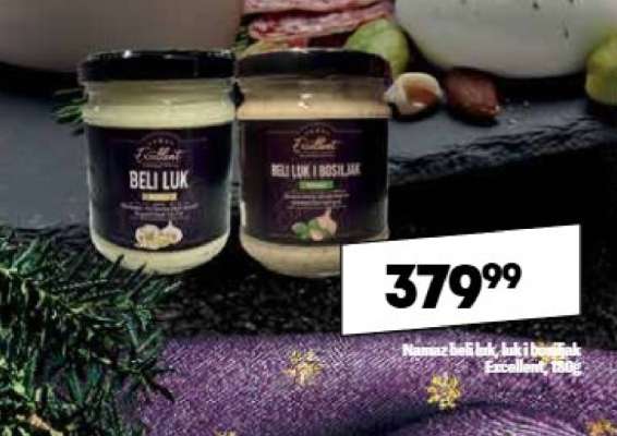 Namaz beli luk, luk i bosiljak Excellent 180g